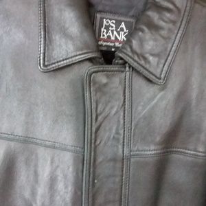 Mens Leather Coat sz M